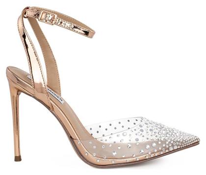 Γυναικεία Πέδιλα με Λεπτό Ψηλό Τακούνι Pink Gold Steve Madden