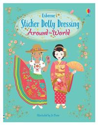 Sticker Dolly Dressing , Around the World - Usborne
