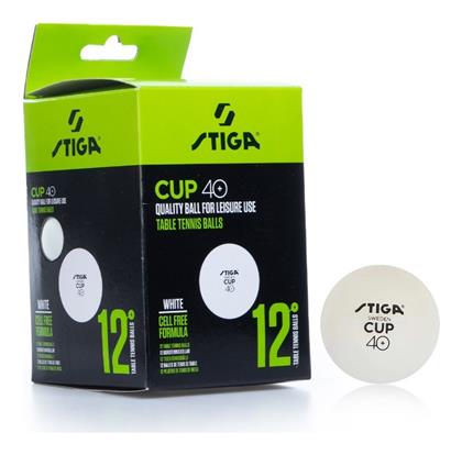 CUP 1110-2510-12 Μπαλάκια Ping Pong 12τμχ Stiga