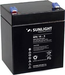 SunLight SPA 12-5 Μπαταρία UPS με Χωρητικότητα 5Ah και Τάση 12V