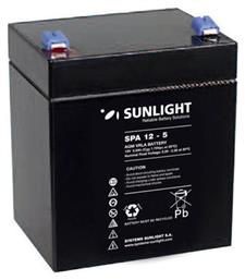 SPA 12-5 με Χωρητικότητα 5Ah και Τάση 12V 1τμχ SunLight