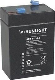 SunLight SPA 6-4.5 Μπαταρία UPS με Χωρητικότητα 4.5Ah και Τάση 6V