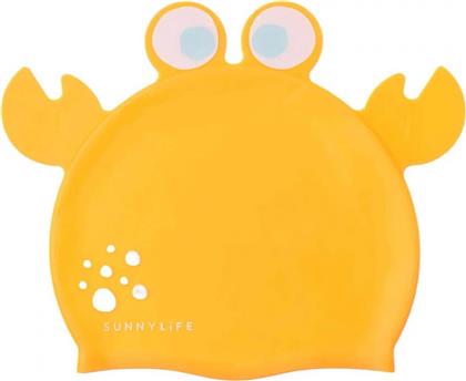 Sunnylife Σκουφάκι Κολύμβησης Παιδικό από Σιλικόνη Πορτοκαλί
