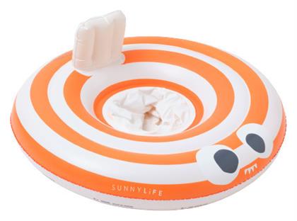 Σωσίβιο Swimtrainer με Μήκος 66εκ. Πορτοκαλί Sonny the Sea Creature Sunnylife