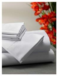 Dafni Σεντόνι Ξενοδοχείου Λευκό King Size 280x300εκ. Βαμβάκι & Πολυεστέρας Sunshine