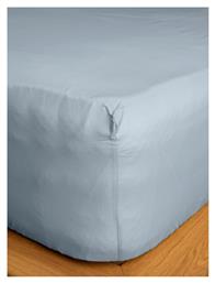 Ημίδιπλο 120x200+30εκ. με Λάστιχο Cotton Feelings 151 103 Light Blue Sunshine