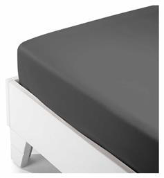 Υπέρδιπλο 160x200+35εκ. με Λάστιχο Satin 151-57 Dark Grey Sunshine