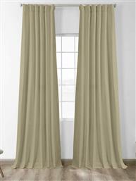 Κουρτίνα Blackout με Τρέσα 150x280 Beige Sunshine