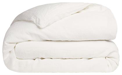 Παπλωματοθήκη Βαμβακερή Υπέρδιπλη 230x250 Cotton Feelings 100 White Sunshine
