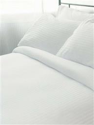 Σεντόνι Ξενοδοχείου Λευκό King Size 240x270 Βαμβακοσατέν 4τμχ Sunshine