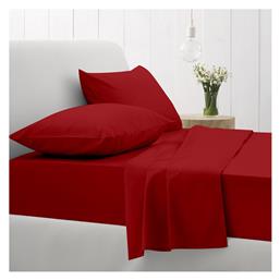 Σετ Διπλό 4τμχ 200x270εκ. Cotton Feelings 151 113 Red Sunshine