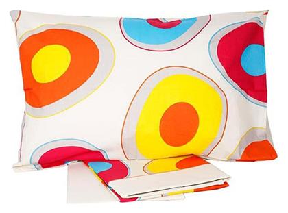 Σετ Υπέρδιπλο 4τμχ 220x260εκ. Cotton Feelings Εμπριμέ 547 Sunshine