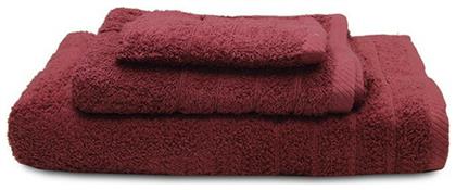 Σετ Πετσέτες Μπάνιου 3τμχ Dory Bordeaux 12 Βάρους 600gr/m² Sunshine