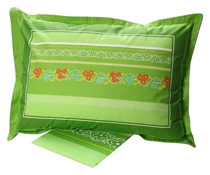 Σετ Υπέρδιπλο 4τμχ 220x260εκ. Feelings Green 4674 Sunshine