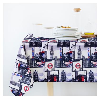 Τραπεζομάντηλο London Πολύχρωμο 140x220εκ. Sunshine