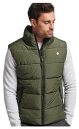 Αμάνικο Ανδρικό Μπουφάν Puffer Χακί Superdry