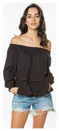 Ameera Off-Shoulder Γυναικείο Top Μαύρο Superdry
