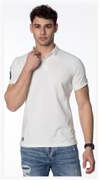 Ανδρική Μπλούζα Polo Κοντομάνικη Λευκή Superdry