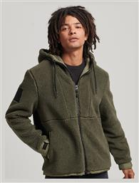 Ανδρικό Χειμωνιάτικο Μπουφάν Softshell washed khaki Superdry