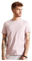 Ανδρικό T-shirt Κοντομάνικο Pale Pink Marl Superdry
