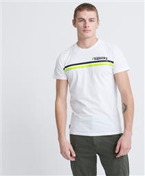 Superdry Core Logo Sport Stripe M1010097A-01C White από το Delikaris-sport