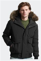 D1 Ovin Everest Μπουφάν Bomber Μαύρο Superdry