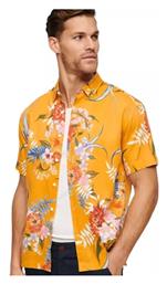D4 Ovin Hawaiian Πουκαμισο M4010353a-2dw-anemone Yellow Superdry