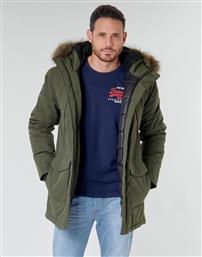 Superdry Everest Ανδρικό Μπουφάν Παρκά για Χειμώνα Πράσινο από το Spartoo