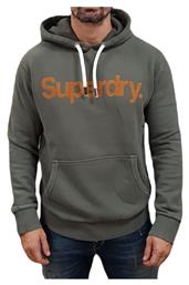 Φούτερ Dark Khaki με Κουκούλα Superdry