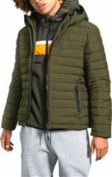 Superdry Fuji Ανδρικό Μπουφάν Puffer για Χειμώνα Χακί από το Altershops