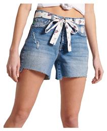 Γυναικείο Ψηλόμεσο Σορτς Μπλε Superdry