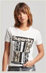 Γυναικείο T-shirt Λευκό Superdry