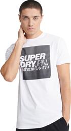 Superdry Japan Βlock M1010098A-01C Optic White από το HallofBrands