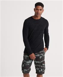 Superdry Shirt Shop Embossed Black από το Clodist