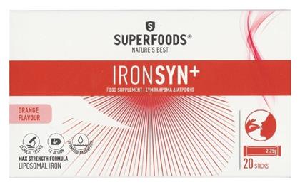 Ironsyn+ 20 φακελίσκοι Superfoods