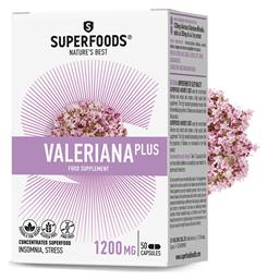 Valeriana Plus 1200mg 50 x 1 κάψουλες Superfoods