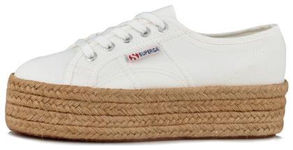 Superga Υφασμάτινες Γυναικείες Εσπαντρίγιες σε Λευκό Χρώμα από το Plus4u