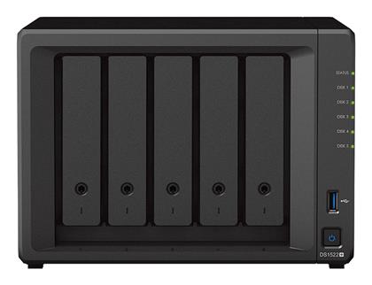 DiskStation DS1522+ NAS με 5 θέσεις για HDD/M.2/SSD Synology