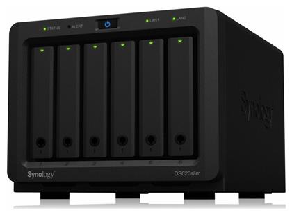 DiskStation DS620slim NAS με 6 θέσεις για HDD/SSD Synology