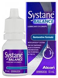 Balance Οφθαλμικές Σταγόνες για Ξηροφθαλμία 10ml Systane
