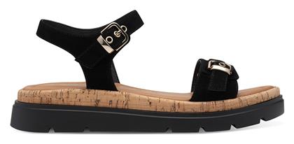 Δερμάτινα Γυναικεία Σανδάλια Ανατομικά Sporty Flatforms Tamaris