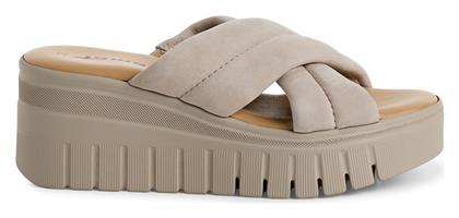 Δερμάτινα Γυναικεία Σανδάλια Flatforms σε Χρώμα Tamaris