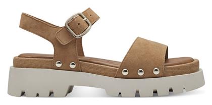 Δερμάτινα Γυναικεία Σανδάλια Flatforms σε Χρώμα Tamaris