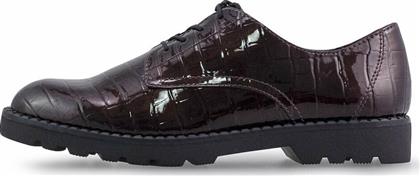 Tamaris Γυναικεία Oxfords σε Μπορντό Χρώμα από το MyShoe