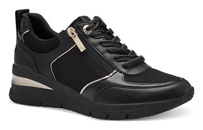 Vegan Γυναικεία Sneakers Μαύρα Tamaris