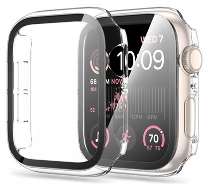 Tech-Protect Defense 360 Πλαστική Θήκη με Τζαμάκι σε Διάφανο χρώμα για το Apple Watch 40mm - Tech Protect