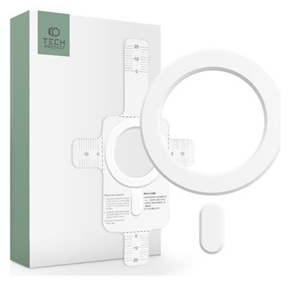 Tech-Protect Magmat MagSafe Universal Magnetic Ring Αξεσουάρ ΜagSafe σε Λευκό χρώμα - Tech Protect
