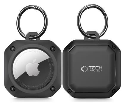 Tech-Protect Rough Pro Θήκη Σιλικόνης για AirTag σε Μαύρο χρώμα - Tech Protect