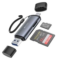 Tech-Protect Ultraboost Card Reader USB 3.0 Type-C για SD/microSD Γκρι - Tech Protect