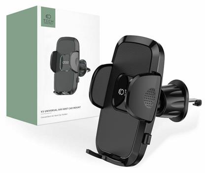 Tech-Protect Βάση Κινητού Αυτοκινήτου V3 με Ρυθμιζόμενα Άγκιστρα Μαύρη - Tech Protect